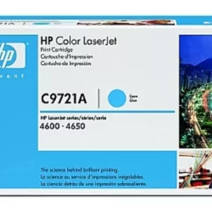 Toner C9721a HP Cian Para Impresoras 4600 4650 Original