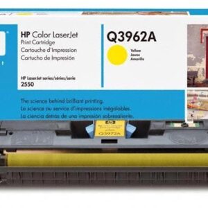 Toner HP original Q3962A Amarillo para impresora Laserjet 2550, 2820,2840