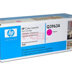 Toner HP original Q3963A Magenta para impresora Laserjet 2550, 2820,2840