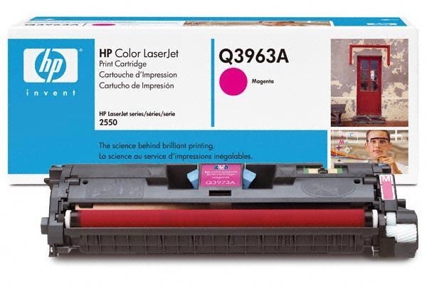 Toner HP original Q3963A  Magenta para impresora Laserjet 2550, 2820,2840