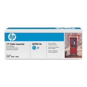 Toner HP original Q3961A Cian para impresora Laserjet 2550, 2820,2840