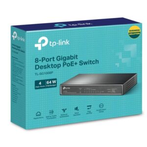 Switch Tp-Link 8P (TL-SG1008P) 10/100/1000 Poe