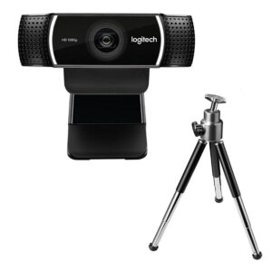 Cámara Web Logitech C922 Pro HD 1080p Stream con Microfono y Tripode