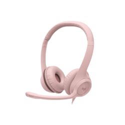 Auricular Logitech H390 USB con Microfono Rosa
