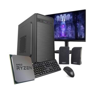 Pc Ecovision Amd Ryzen 5 3400G + 8GB + 480GB + Monitor 22