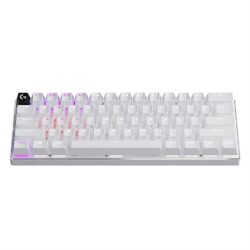 Teclado Gamer Logitech Pro X 60, Inalámbrico Lightspeed Blanco
