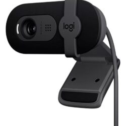 Cámara Web Full Hd 1080P, Rightlight 2, Logitech Brio 100 Negro