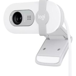 Cámara Web Full Hd 1080P, Rightlight 2, Logitech Brio 100 Blanco