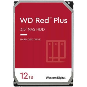 Disco Rigido 12 Tb Western Digital Red Plus Nas Sata 3 7200rpm Cmr