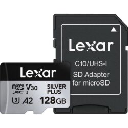 Tarjeta Micro SD Lexar Silver Plus 128GB UHS-I