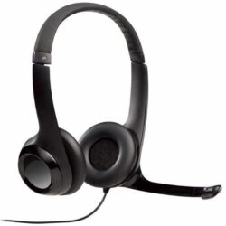 Auriculares Con Micrófono Logitech H390 USB-C Negro