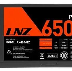 Fuente LNZ PX650-GZ 120mm red fan