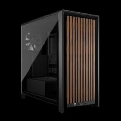 Gabinete Corsair Frame 4000D Rs Wood Rs Black/Nogal
