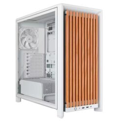 Gabinete Corsair Frame 4000D Rs Wood Rs White/Roble