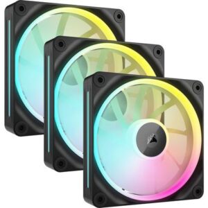 Fan Cooler Corsair Icue Link Lx120 120Mm Rgb Triple Pack Black
