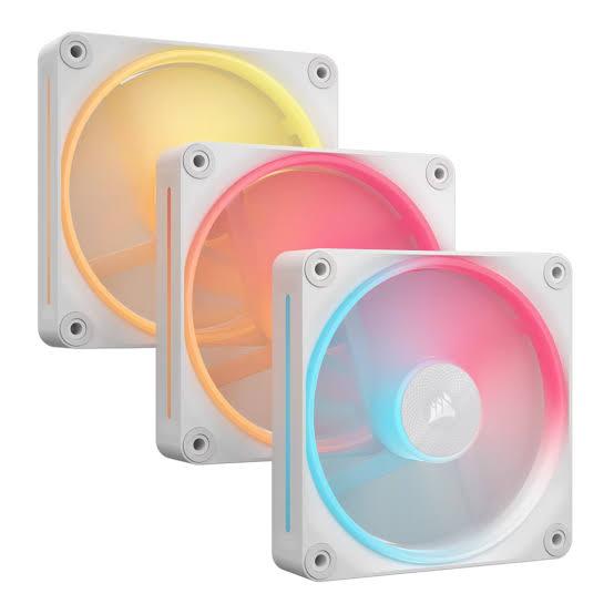 Fan Cooler Corsair Icue Link Lx120-R 120Mm Rgb Triple Pack Reverse White