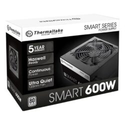 FUENTE THERMALTAKE SMART 600W 80 PLUS WHITE