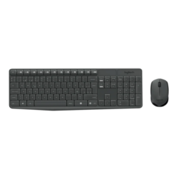 Teclado+Mouse Logitech Wir MK235 Grey 920-007901