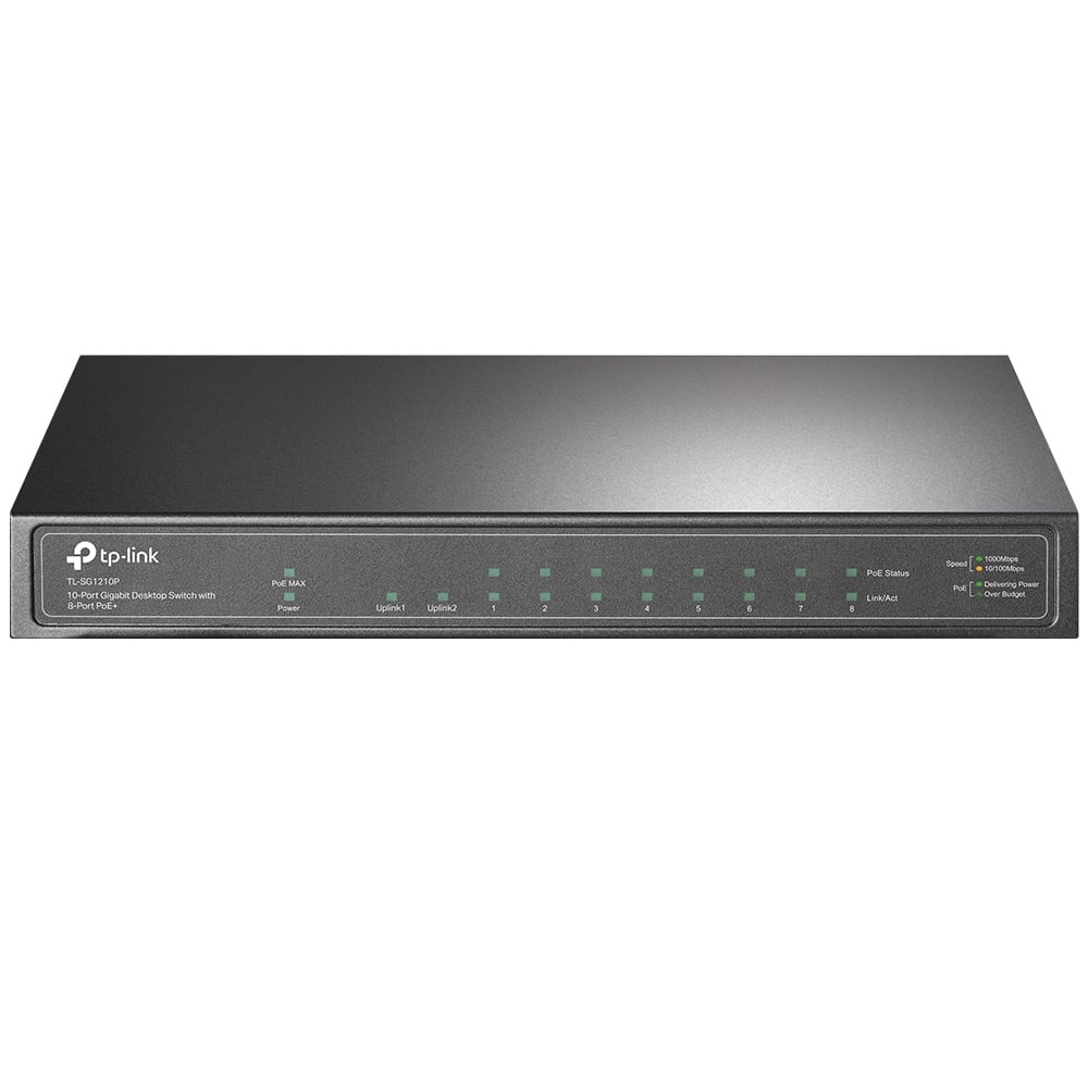 TL-SG1210P Switch Gigabit 9P 8POE+ 1SFP Tp-Link (7062)