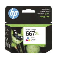 3YM80AL HP 667XL Tri-color Ink Cartridge (2473)