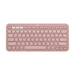 Teclado Logitech Bluetooth K380s Pebble Rose 920-011785
