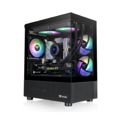 Gabinete TT View 170 Micro Chassis TG x2 Fan ARGB x3 Black (5332)