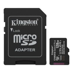 MicroSD KINGSTON 128GB c/Adap Gen3 150MB/s Canvas S Plus CL10 (8453)