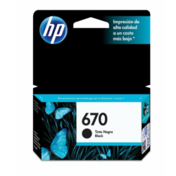 HP 670 BLACK INK CARTRIDGE CZ113AL (9980)