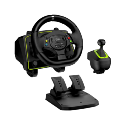 Volante Genius Speed Master X2 con palanca de cambios (Vibración 1080°) (1209)