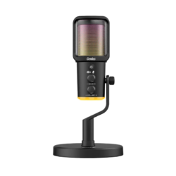 Microfono Genius MIC-S400U Black Luz Led USB-A / USB-C p/Streaming (3920)
