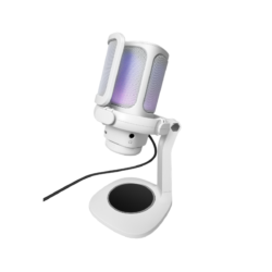 Microfono Raptor Vox RGB USB p/Streaming White (2906)