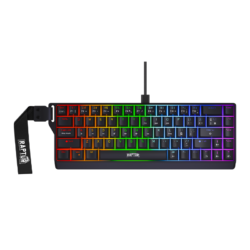Teclado Gamer Raptor Fireclaw M68 Magnetico RGB Switch Red Outemu (3019)