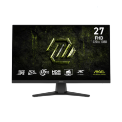 Monitor Gamer MSI 27" MAG 272F FHD Rapid IPS 240Hz 0.5ms Flat 2xHDMI + 1xDP (II) (7168)
