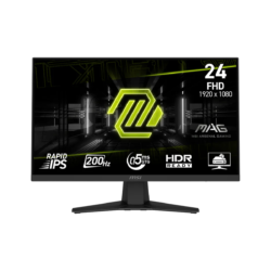 Monitor Gamer MSI 24" MAG 244F FHD Rapid IPS 200Hz 0.5ms Flat 1xHDMI + 1xDP (II) (7068)