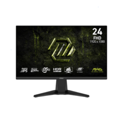 Monitor Gamer MSI 24" MAG 245F FHD Rapid IPS 240Hz 0.5ms 2xHDMI + 1xDP (II) (3242)