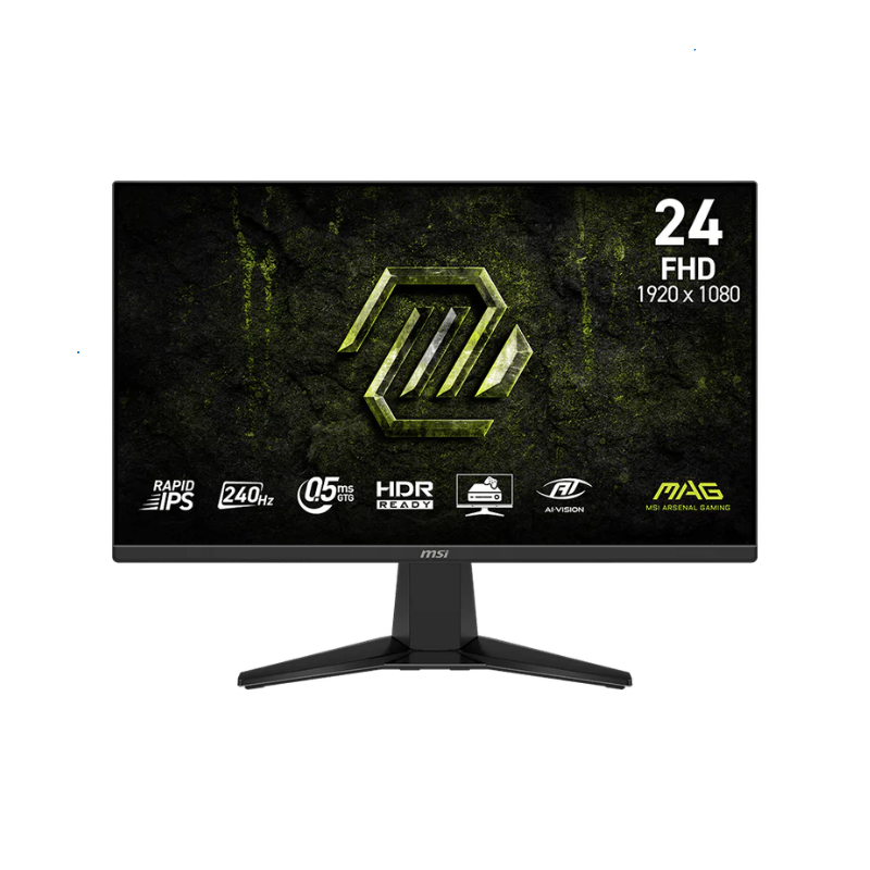 Monitor Gamer MSI 24" MAG 245F FHD Rapid IPS 240Hz 0.5ms 2xHDMI + 1xDP (II) (3242)