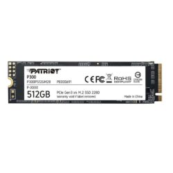Disco Solido Ssd 512 Gb Nvme Patriot P300 P300P512GM28