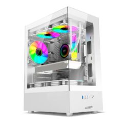 Gabinete Sentey (6100-SF-W) Lateral Acrilico Blanco