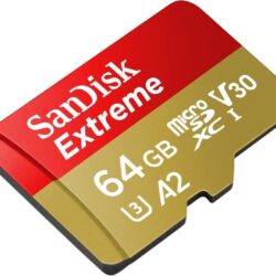 Memoria Micro SD 64 Gb Sandisk Extreme con adaptador