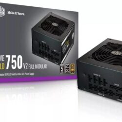 Fuente Cooler Master Mwe Gold 750w V3 80 Plus Gold Color Negro