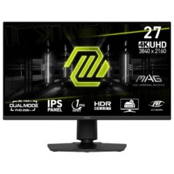 Monitor Gamer Msi 27" Mag 275UPD Uhd Ips 144Hz 1Ms Flat 2Xhdmi + 1Xdp Pivoteable