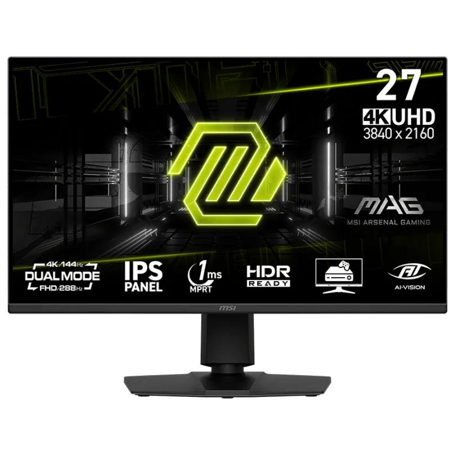 Monitor Gamer Msi 27" Mag 275UPD Uhd Ips 144Hz 1Ms Flat 2Xhdmi + 1Xdp Pivoteable