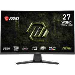 Monitor Gamer Msi 27" Mag 275CQDF Wqhd Rapid Va 240Hz 0.5Ms Curved 2Xhdmi + 1Xdp