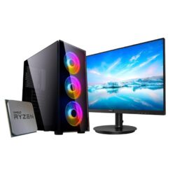Pc Ecovision Amd Ryzen 5 5600GT + 16Gb + 480Gb + Monitor 22